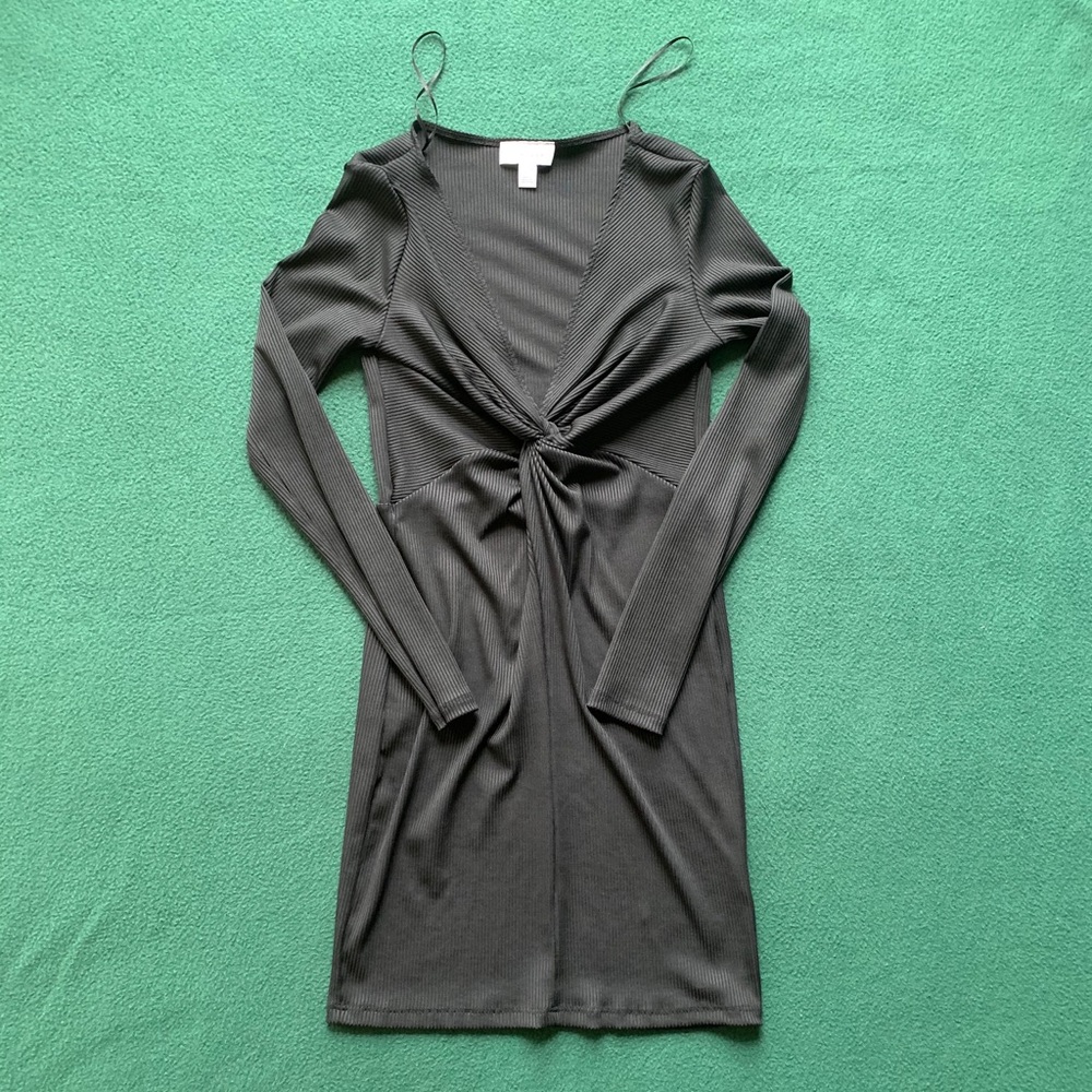 TOPSHOP long sleeve mini dress